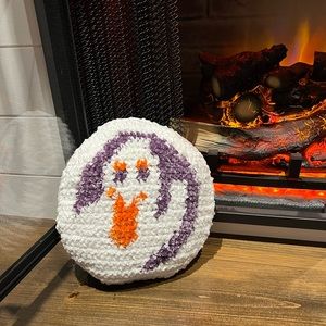 Ghost cookie pillow